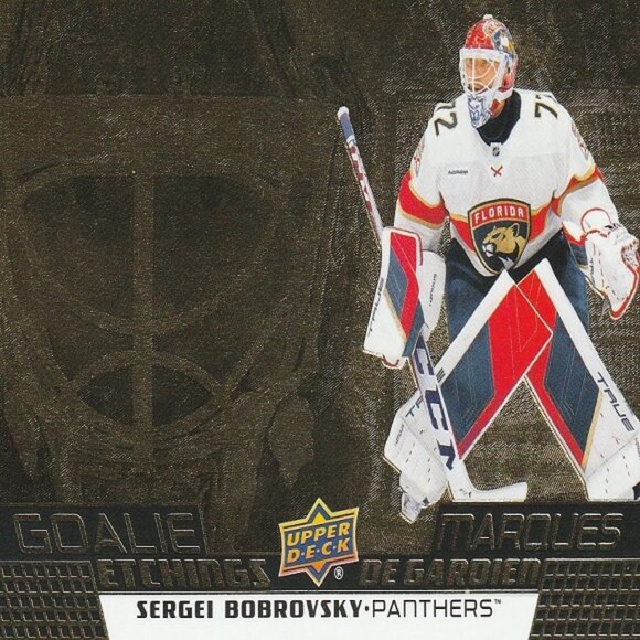 Sergei Bobrovsky - 2025/2026 Tim Hortons "Goalie Etchings" Card - Picture 1 of 2